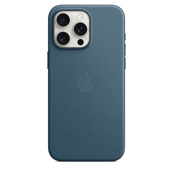 Custodia Magsafe In Tessuto Per Iphone 15 Pro Max - Blu Pacifico - Apple - APP.MT4Y3ZM/A