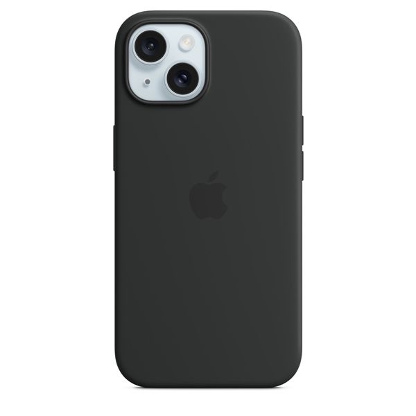 Custodia Apple Magsafe In Silicone Per Iphone 15 - Nero - Apple - APP.MT0J3ZM/A
