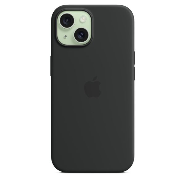 Custodia Apple Magsafe In Silicone Per Iphone 15 - Nero - Apple - APP.MT0J3ZM/A