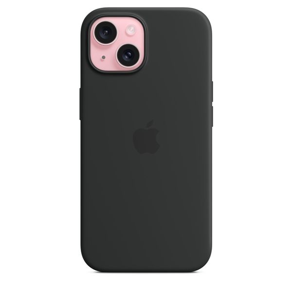 Custodia Apple Magsafe In Silicone Per Iphone 15 - Nero - Apple - APP.MT0J3ZM/A