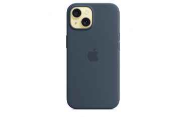 Custodia Apple Magsafe In Silicone Per Iphone 15 - Blu Tempesta - Apple - APP.MT0N3ZM/A