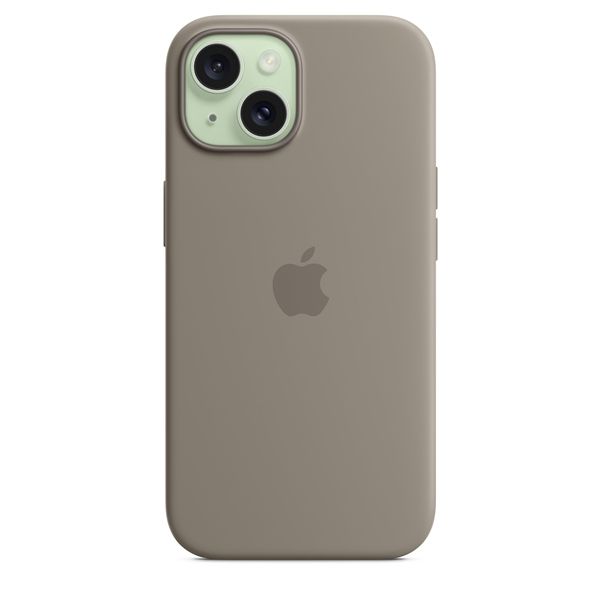 Custodia Apple Magsafe In Silicone Per Iphone 15 - Grigio Creta - Apple - APP.MT0Q3ZM/A