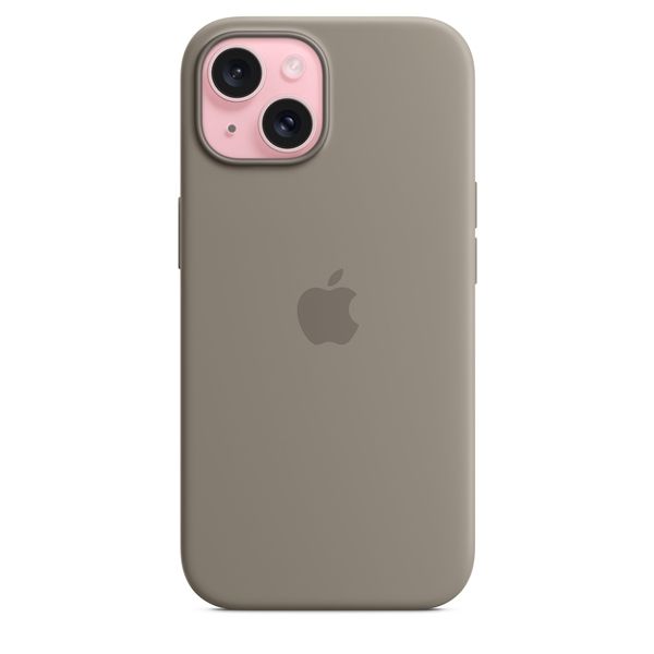 Custodia Apple Magsafe In Silicone Per Iphone 15 - Grigio Creta - Apple - APP.MT0Q3ZM/A