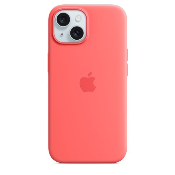 Custodia Apple Magsafe In Silicone Per Iphone 15 - Guava - Apple - APP.MT0V3ZM/A