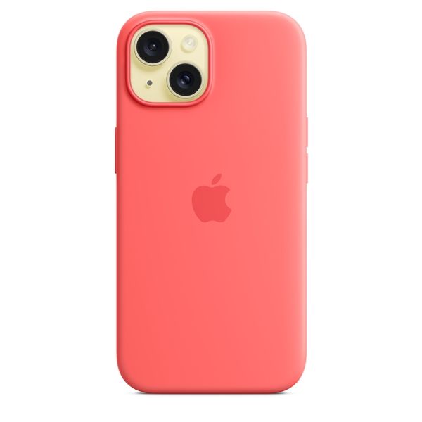 Custodia Apple Magsafe In Silicone Per Iphone 15 - Guava - Apple - APP.MT0V3ZM/A