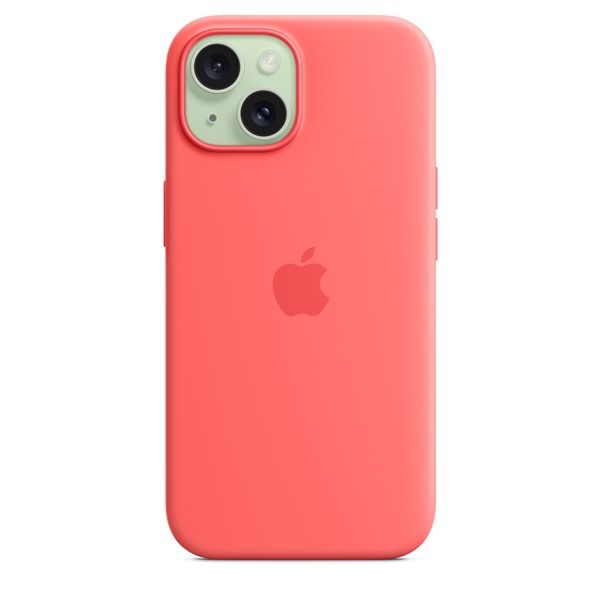 Custodia Apple Magsafe In Silicone Per Iphone 15 - Guava - Apple - APP.MT0V3ZM/A