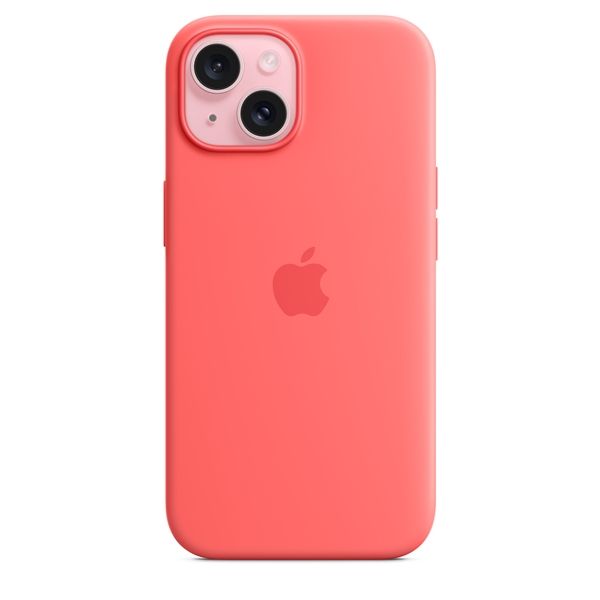 Custodia Apple Magsafe In Silicone Per Iphone 15 - Guava - Apple - APP.MT0V3ZM/A