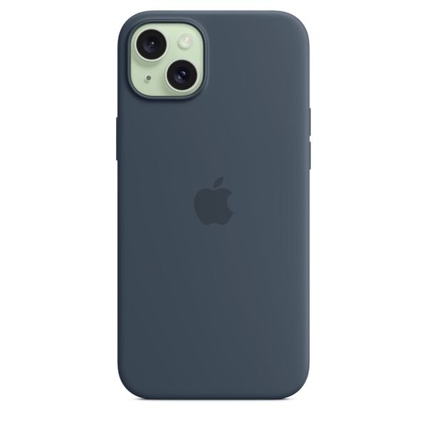 Custodia Apple Magsafe In Silicone Per Iphone 15 Plus - Blu Tempesta - Apple - APP.MT123ZM/A