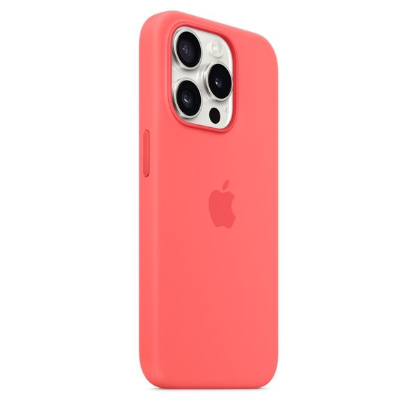 Custodia Apple Magsafe In Silicone Per Iphone 15 Pro - Guava - Apple - APP.MT1G3ZM/A