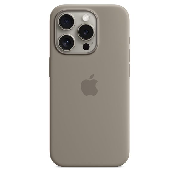 Custodia Apple Magsafe In Silicone Per Iphone 15 Pro - Grigio Creta - Apple - APP.MT1E3ZM/A