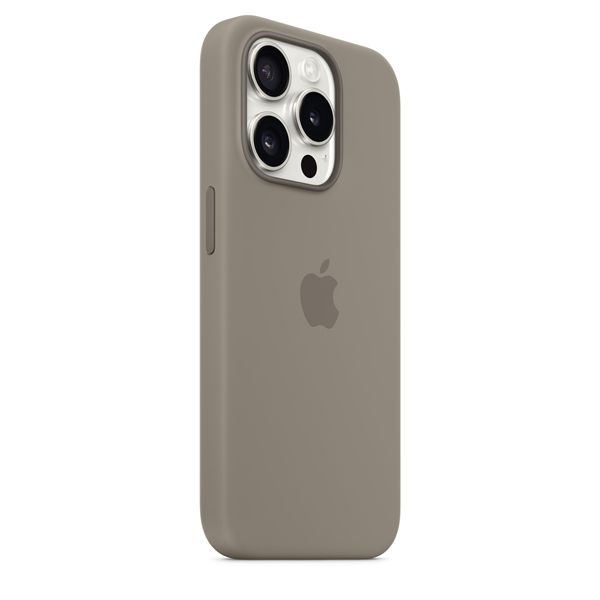 Custodia Apple Magsafe In Silicone Per Iphone 15 Pro - Grigio Creta - Apple - APP.MT1E3ZM/A