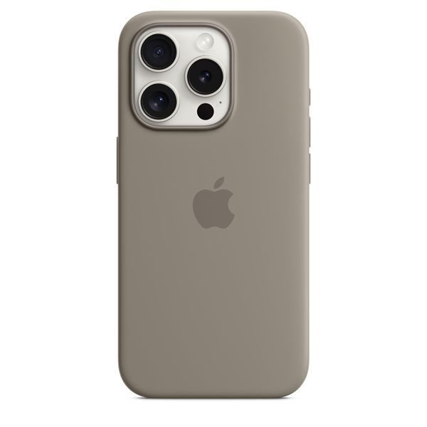 Custodia Apple Magsafe In Silicone Per Iphone 15 Pro - Grigio Creta - Apple - APP.MT1E3ZM/A