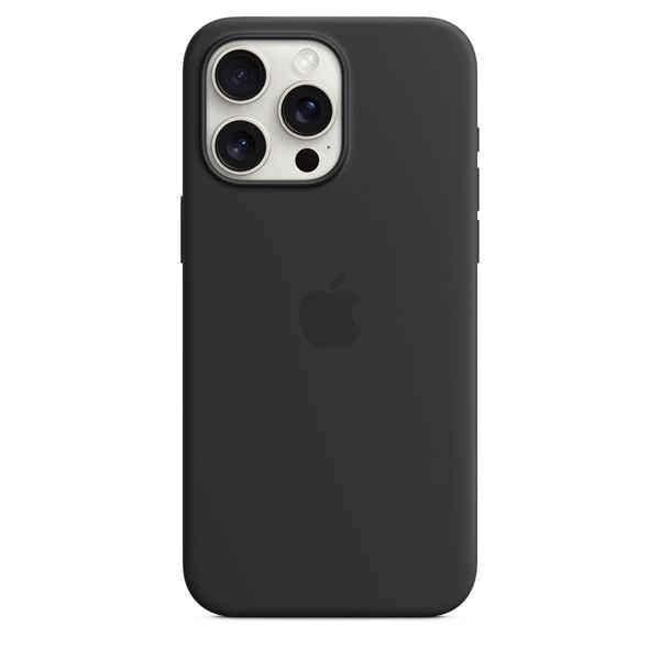 Custodia Apple Magsafe In Silicone Per Iphone 15 Pro Max - Nero - Apple - APP.MT1M3ZM/A