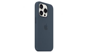 Custodia Apple Magsafe In Silicone Per Iphone 15 Pro - Blu Tempesta - Apple - APP.MT1D3ZM/A