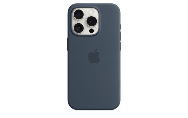 Custodia Apple Magsafe In Silicone Per Iphone 15 Pro - Blu Tempesta - Apple - APP.MT1D3ZM/A