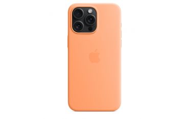 Custodia Apple Magsafe In Silicone Per Iphone 15 Pro Max - Aranciata - Apple - APP.MT1W3ZM/A