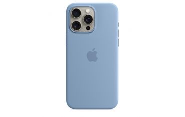 Custodia Apple Magsafe In Silicone Iphone 15 Pro Max - Blu Inverno - Apple - APP.MT1Y3ZM/A