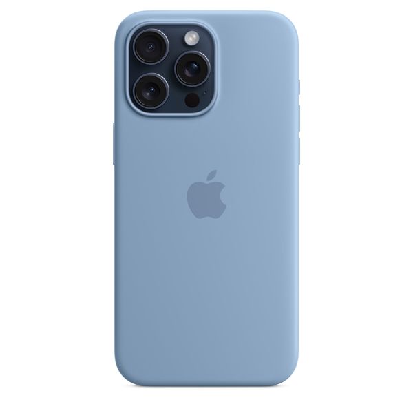 Custodia Apple Magsafe In Silicone Iphone 15 Pro Max - Blu Inverno - Apple - APP.MT1Y3ZM/A