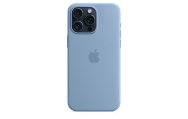 Custodia Apple Magsafe In Silicone Iphone 15 Pro Max - Blu Inverno - Apple - APP.MT1Y3ZM/A