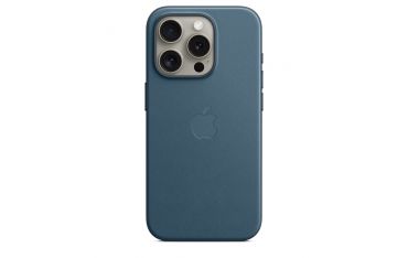 Custodia Magsafe In Tessuto Per Iphone 15 Pro - Blu Pacifico - Apple - APP.MT4Q3ZM/A
