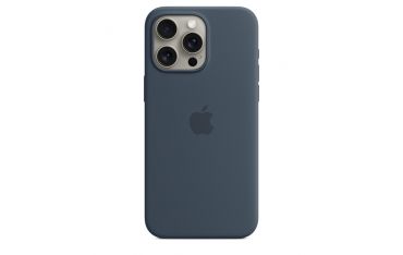 Custodia Apple Magsafe In Silicone Per Iphone 15 Pro Max - Blu Tempesta - Apple - APP.MT1P3ZM/A