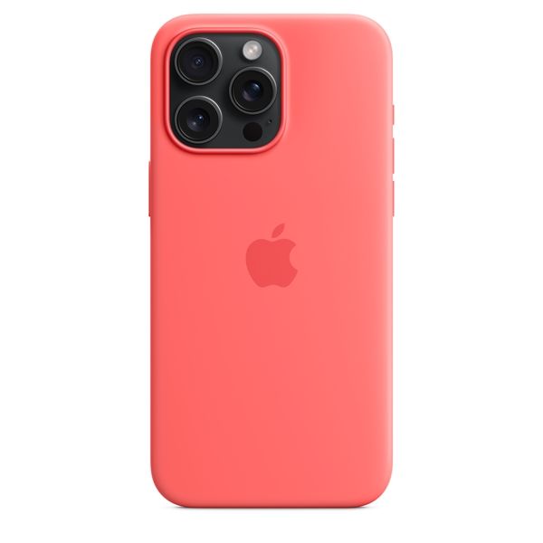 Custodia Apple Magsafe In Silicone Per Iphone 15 Pro Max - Guava - Apple - APP.MT1V3ZM/A