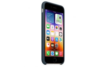 Custodia Apple In Silicone Per Iphone Se - Blu Abisso - Apple - APP.MN6F3ZM/A