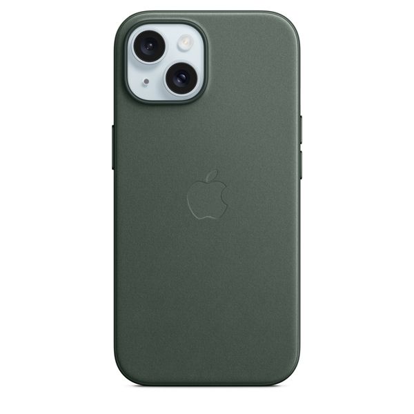 Custodia Magsafe In Tessuto Per Iphone 15 - Sempre Verde - Apple - APP.MT3J3ZM/A