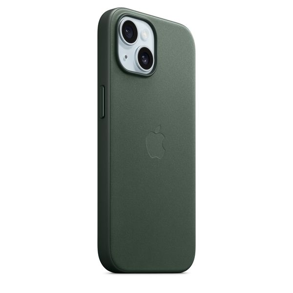 Custodia Magsafe In Tessuto Per Iphone 15 - Sempre Verde - Apple - APP.MT3J3ZM/A
