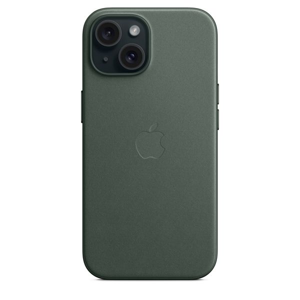 Custodia Magsafe In Tessuto Per Iphone 15 - Sempre Verde - Apple - APP.MT3J3ZM/A