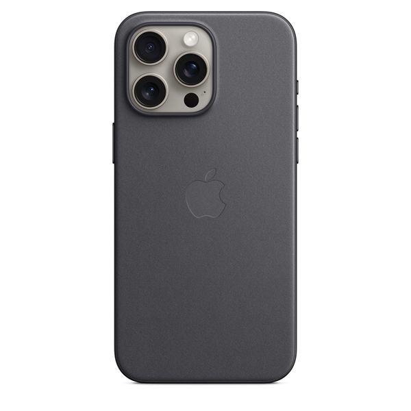 Custodia Magsafe In Tessuto Per Iphone 15 Pro Max - Nero - Apple - APP.MT4V3ZM/A