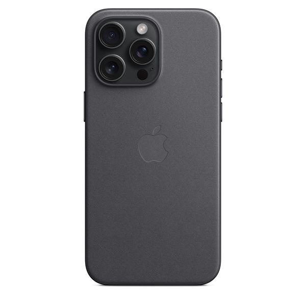 Custodia Magsafe In Tessuto Per Iphone 15 Pro Max - Nero - Apple - APP.MT4V3ZM/A