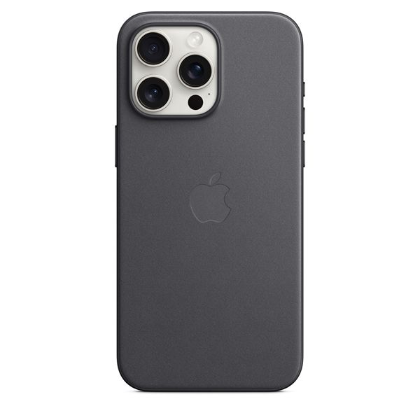 Custodia Magsafe In Tessuto Per Iphone 15 Pro Max - Nero - Apple - APP.MT4V3ZM/A