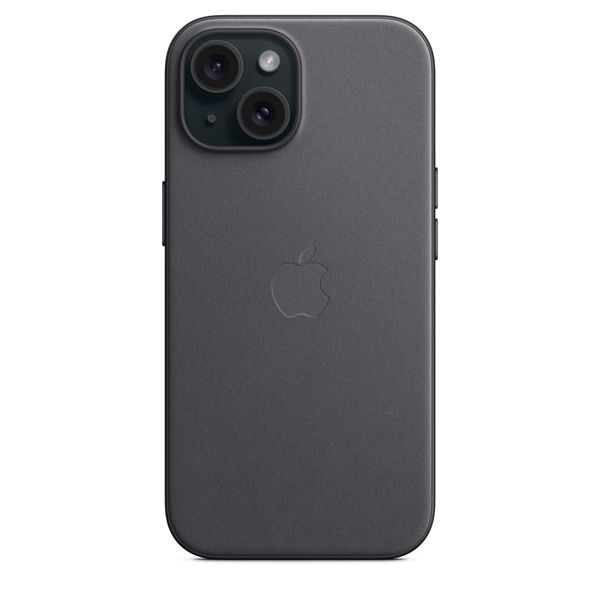 Custodia Magsafe In Tessuto Per Iphone 15 - Nero - Apple - APP.MT393ZM/A