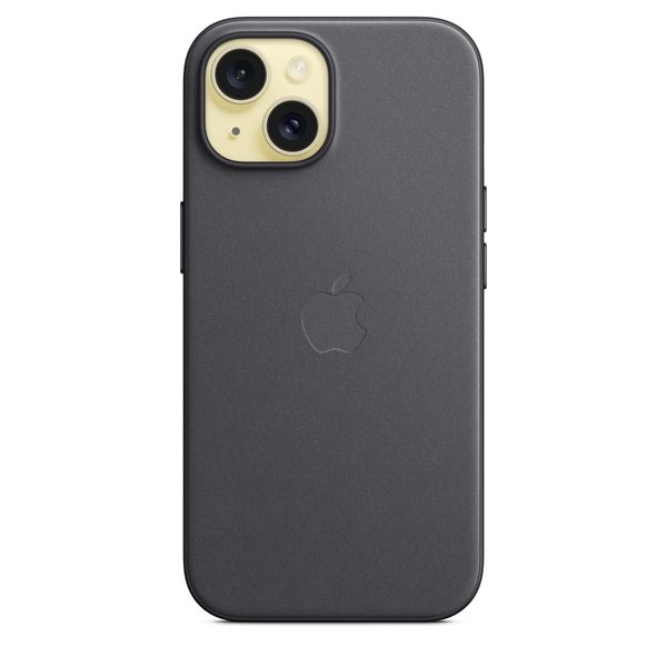 Custodia Magsafe In Tessuto Per Iphone 15 - Nero - Apple - APP.MT393ZM/A