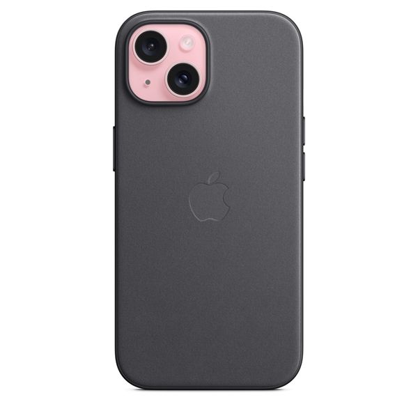 Custodia Magsafe In Tessuto Per Iphone 15 - Nero - Apple - APP.MT393ZM/A