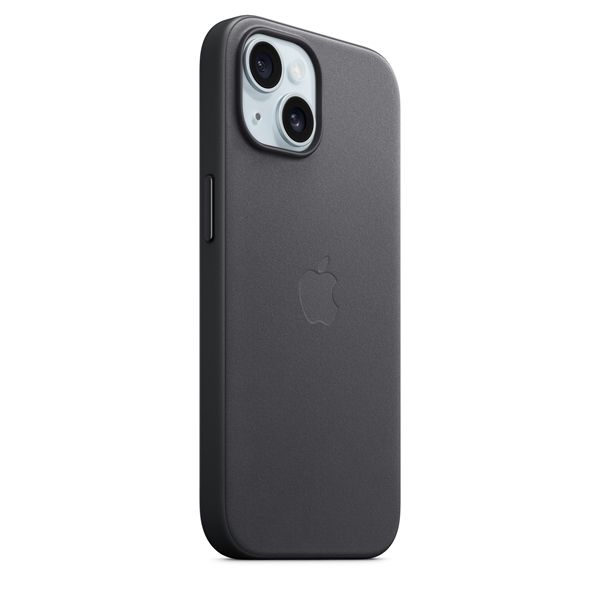 Custodia Magsafe In Tessuto Per Iphone 15 - Nero - Apple - APP.MT393ZM/A