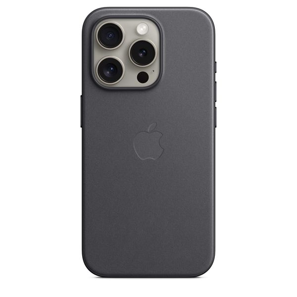 Custodia Magsafe In Tessuto Per Iphone 15 Pro - Nero - Apple - APP.MT4H3ZM/A