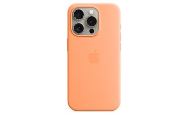 Custodia Apple Magsafe In Silicone Per Iphone 15 Pro - Aranciata - Apple - APP.MT1H3ZM/A