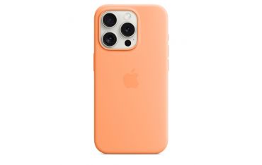 Custodia Apple Magsafe In Silicone Per Iphone 15 Pro - Aranciata - Apple - APP.MT1H3ZM/A