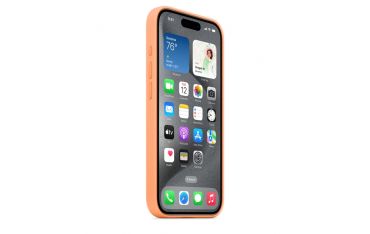 Custodia Apple Magsafe In Silicone Per Iphone 15 Pro - Aranciata - Apple - APP.MT1H3ZM/A