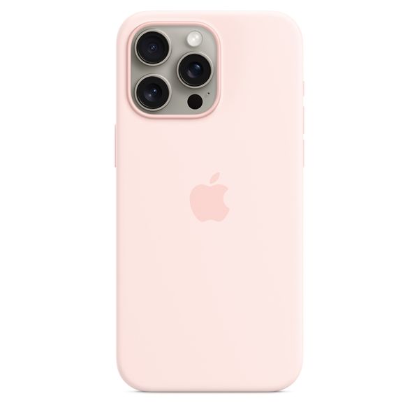 Custodia Apple Magsafe In Silicone Per Iphone 15 Pro Max - Rosa Confetto - Apple - APP.MT1U3ZM/A