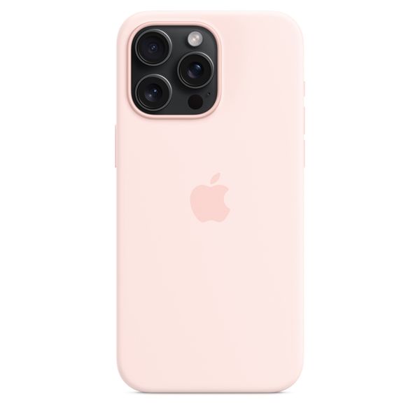 Custodia Apple Magsafe In Silicone Per Iphone 15 Pro Max - Rosa Confetto - Apple - APP.MT1U3ZM/A
