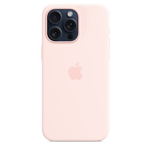 Custodia Apple Magsafe In Silicone Per Iphone 15 Pro Max - Rosa Confetto - Apple - APP.MT1U3ZM/A