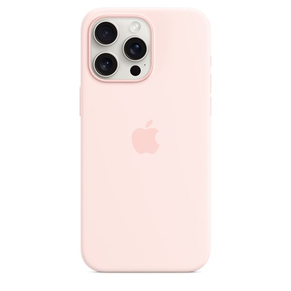 Custodia Apple Magsafe In Silicone Per Iphone 15 Pro Max - Rosa Confetto - Apple - APP.MT1U3ZM/A