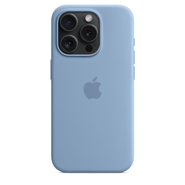 Custodia Apple Magsafe In Silicone Per Iphone 15 Pro - Blu Inverno - Apple - APP.MT1L3ZM/A
