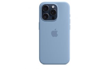 Custodia Apple Magsafe In Silicone Per Iphone 15 Pro - Blu Inverno - Apple - APP.MT1L3ZM/A