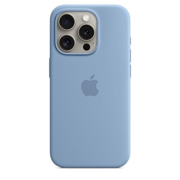 Custodia Apple Magsafe In Silicone Per Iphone 15 Pro - Blu Inverno - Apple - APP.MT1L3ZM/A