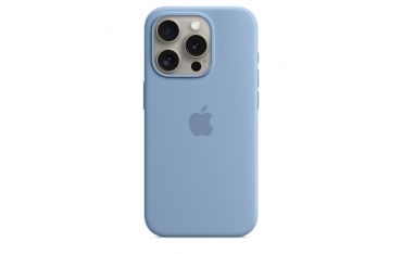 Custodia Apple Magsafe In Silicone Per Iphone 15 Pro - Blu Inverno - Apple - APP.MT1L3ZM/A