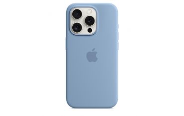 Custodia Apple Magsafe In Silicone Per Iphone 15 Pro - Blu Inverno - Apple - APP.MT1L3ZM/A